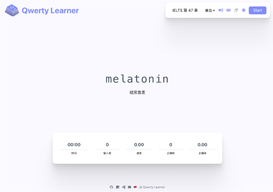 Qwerty Learner,为键盘工作者设计的英语肌肉记忆锻炼软件