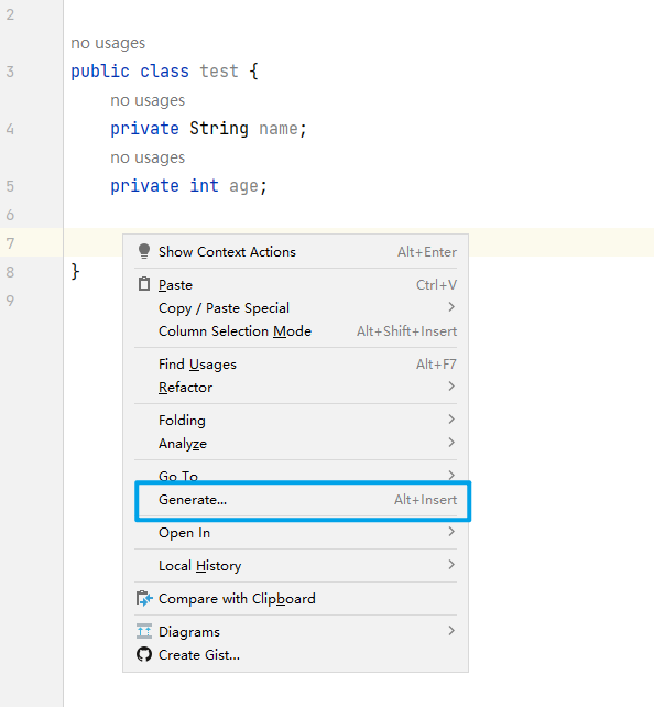 图片[2]-IDEA如何快速生成get()、set()方法