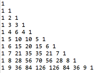 杨辉三角2